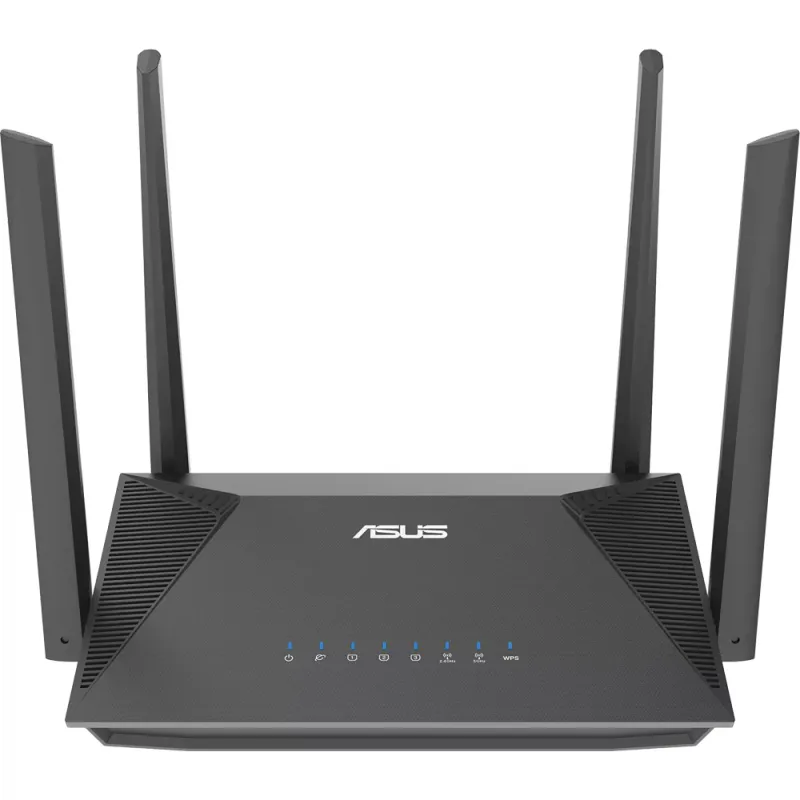 Router Wireless Gigabit ASUS RT-AX52 Pro AX3000, Wi-Fi 6, Dual-Band 574 + 2402 Mbps, negru