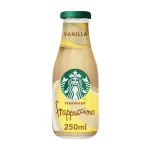 Bautura din lapte cu cafea Frappuccino Starbucks, aroma de vanilie, 250 ml