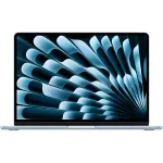 Apple MacBook Air 13", cu procesor Apple M4, 10 nuclee CPU si 8 nuclee GPU, 16GB RAM, 256GB, Sky Blue, Tastatura Internationala, Manual RO