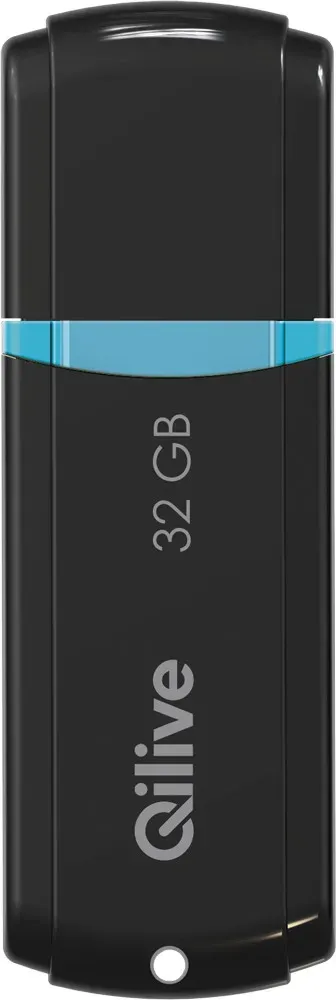 Stick de memorie USB 2.0 Qilive C160, 32 GB, negru
