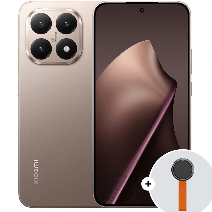 Xiaomi 15T, 12GB RAM, 512GB ROM, 5G Rose Gold + Woven Strap Ring Stand