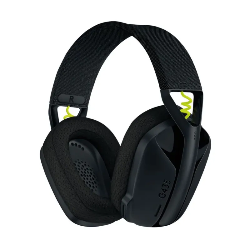 Casti gaming wireless Logitech G435 Lightspeed, Negru