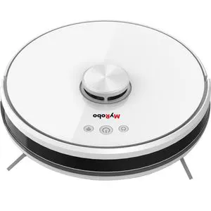 Aspirator robot MYRIA MY4569, 0.6l, 14.4V, autonomie max 120 min, mop, alb-negru