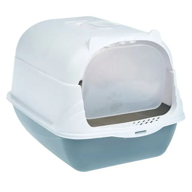 Litiera acoperita pentru pisici Auchan, 50 x 35 x 34 cm, diverse culori