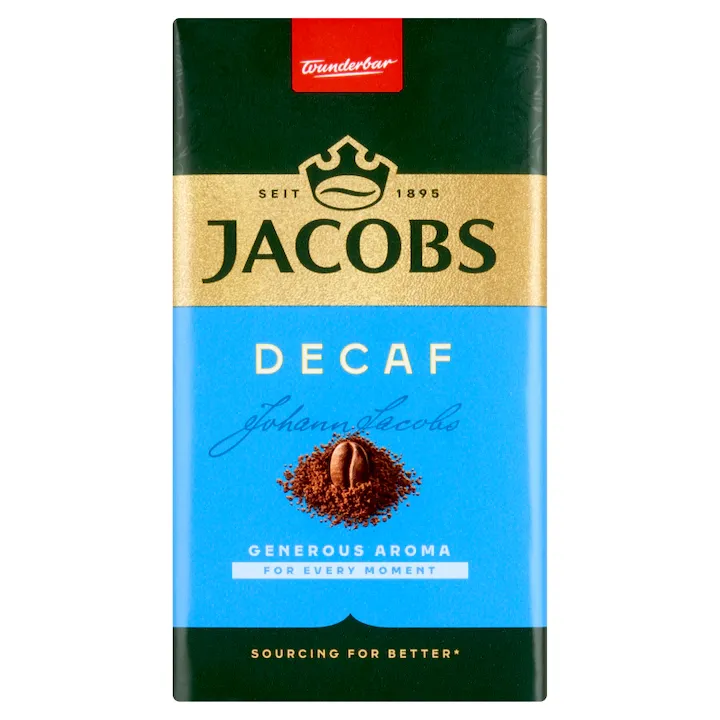 Cafea macinata decofeinizata Jacobs, 250g