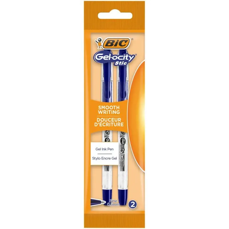 Set 2 roller Bic gelocity stic, Culoare Albastru