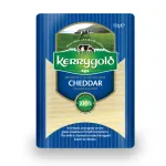 Branza cheddar alba felii Kerry Gold, 150 g