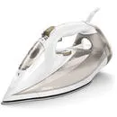 GC4552/00 cu aburi 2400W, SteamGlide Plus, Jet de abur continuu de 45g/min, Alb/Argintiu