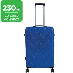 Geanta de voiaj cu roti 24 inci albastru