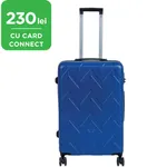 Geanta de voiaj cu roti 24 inci albastru