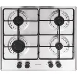 Plita incorporabila Hausberg HB 555, Gaz, 4 arzatoare, Sistem siguranta, Inox