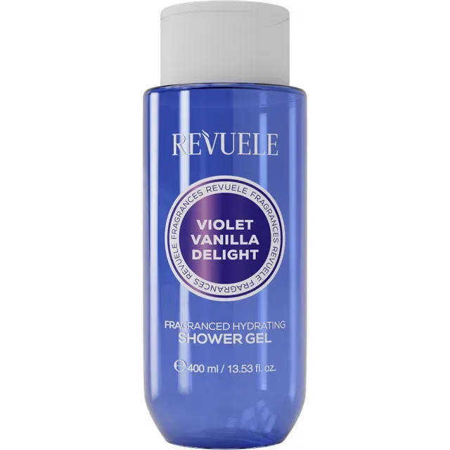 Gel de dus hidratant Revuele Violet Vanilla Delight, 400 ml