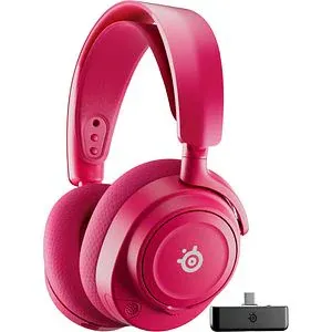 Casti Gaming Wireless STEELSERIES Arctis Nova 7X Gen 2, surround, multiplatforma, magenta