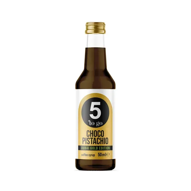 Sirop cafea cu aroma de ciocolata si fistic 5 To Go Choco Pistachio Dubai, 50 ml