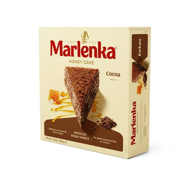 Tort cu miere si cacao Marlenka, 800 g