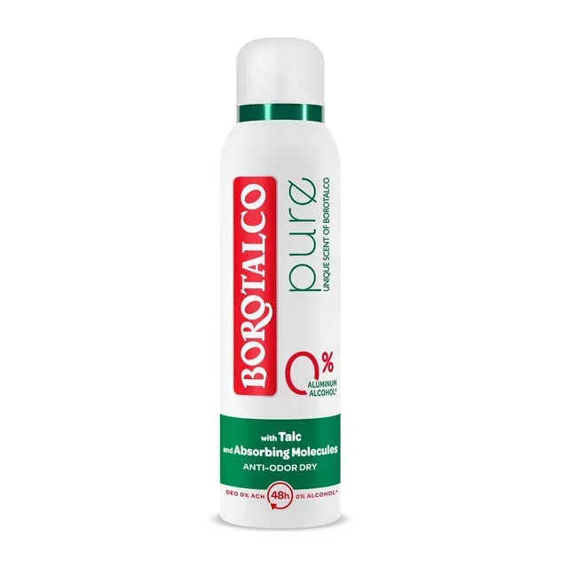Deodorant spray Borotalco Pure Original, 150 ml