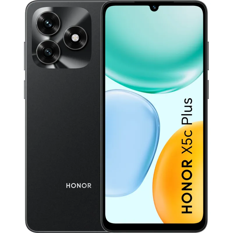 Telefon mobil Honor X5c Plus, 4GB RAM, 128GB, Midnight Black