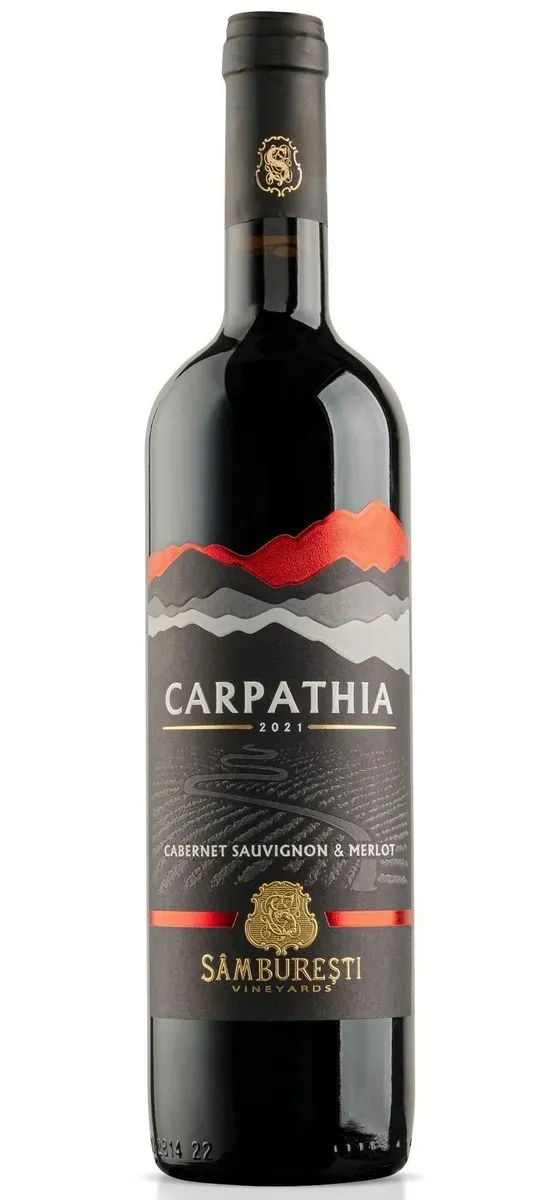 Vin rosu sec Domeniile Samburesti Carpathia, Cabernet Sauvignon si Merlot, 0.75 l