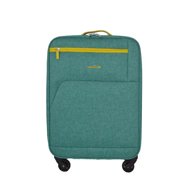 Troler Airport Soft City Break, S, 36 x 55 x 20 cm, verde