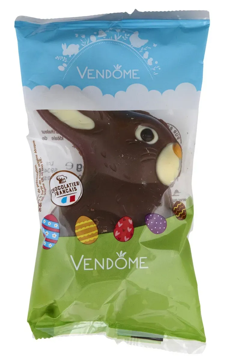 Figurina iepuras de ciocolata cu lapte Vendome, 75 g