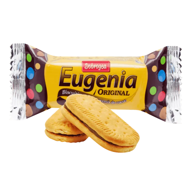 Biscuiti cu crema cu cacao Eugenia Dobrogea, 36 g