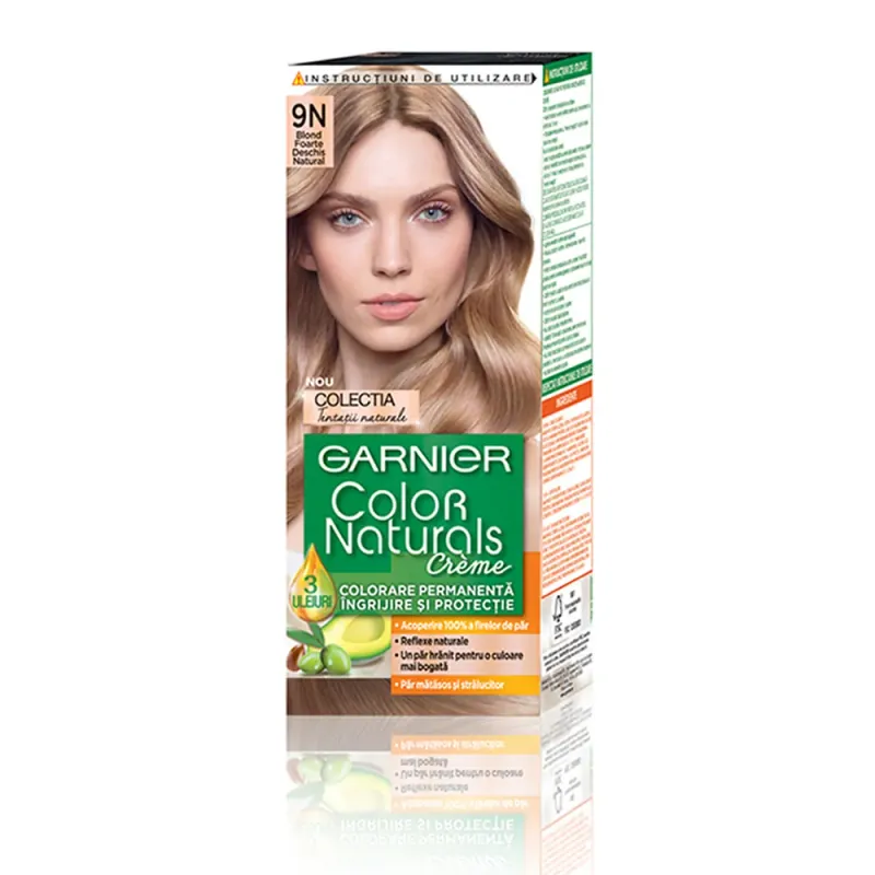 Vopsea de par permanenta Garnier Color Naturals Blond foarte deschis natural