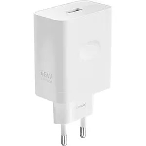 Incarcator retea OPPO Supervooc, USB-A, 45W, alb