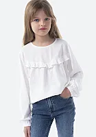 Tricou TEX fete 3/14 ani