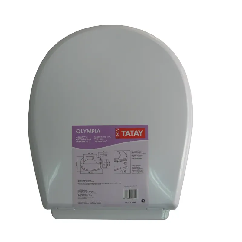 Capac WC Olympia Romtatay alb 35.5 x 45 x 5 cm