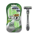 Aparat de ras BIC Flex 3 Sensitive, 3 lame, gri-verde
