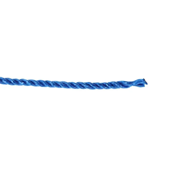 Sfoara din polipropilena, rasucita, albastru, diametru 8 mm