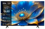 Televizor QLED Smart TCL 55P71K, 139 cm, Ultra HD 4K, Google TV, Clasa E