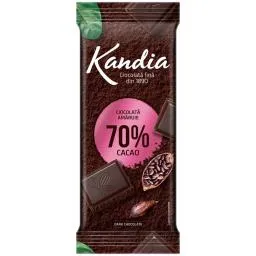 Ciocolata amaruie 70% cacao 80g