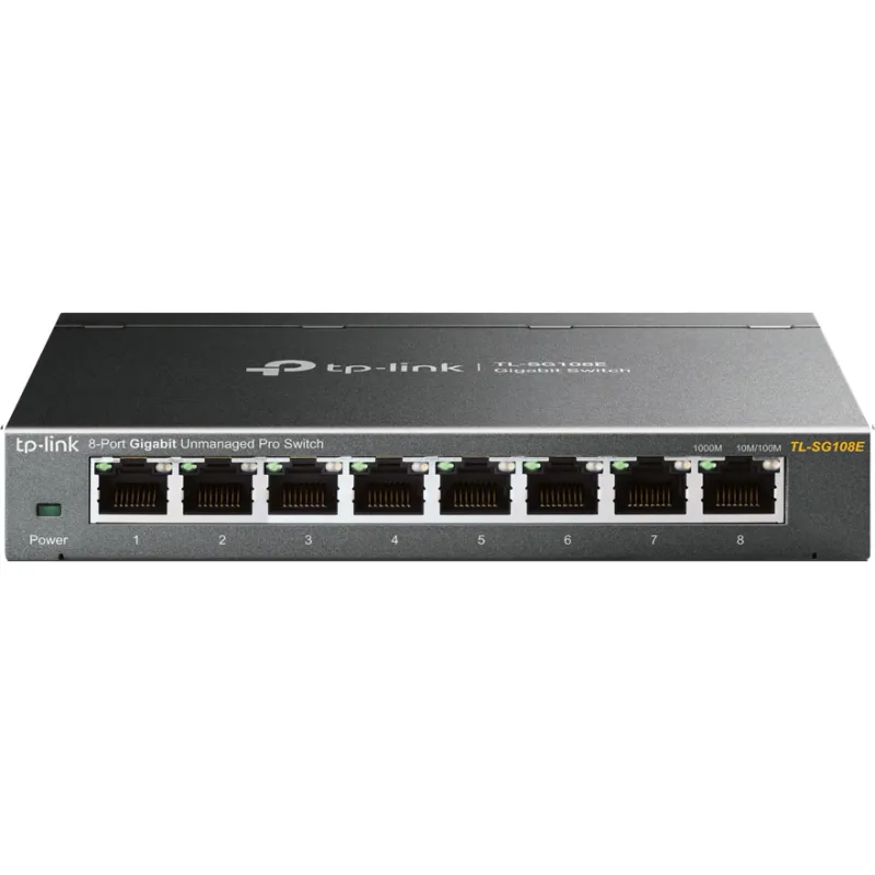 Switch TP-LINK Easy Smart TL-SG108E, 8 porturi gigabit