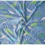 Patura model fosforescent Heinner Home Dino, poliester, 160 x 200 cm
