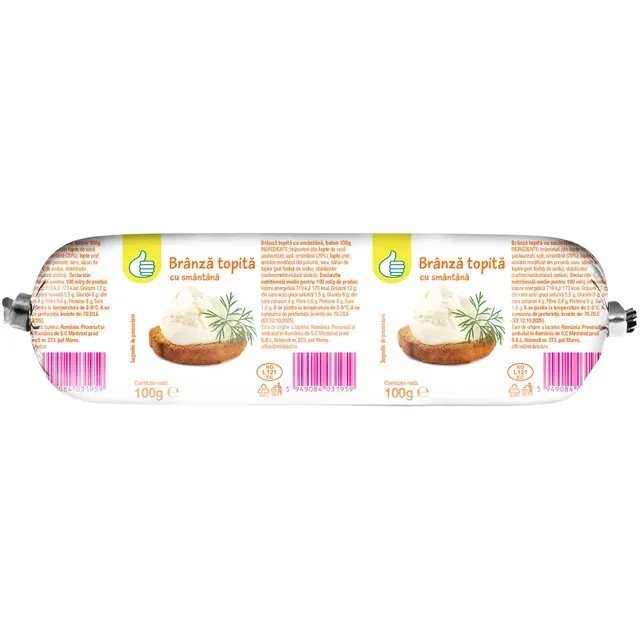 Branza topita cu smantana Pouce, 100 g