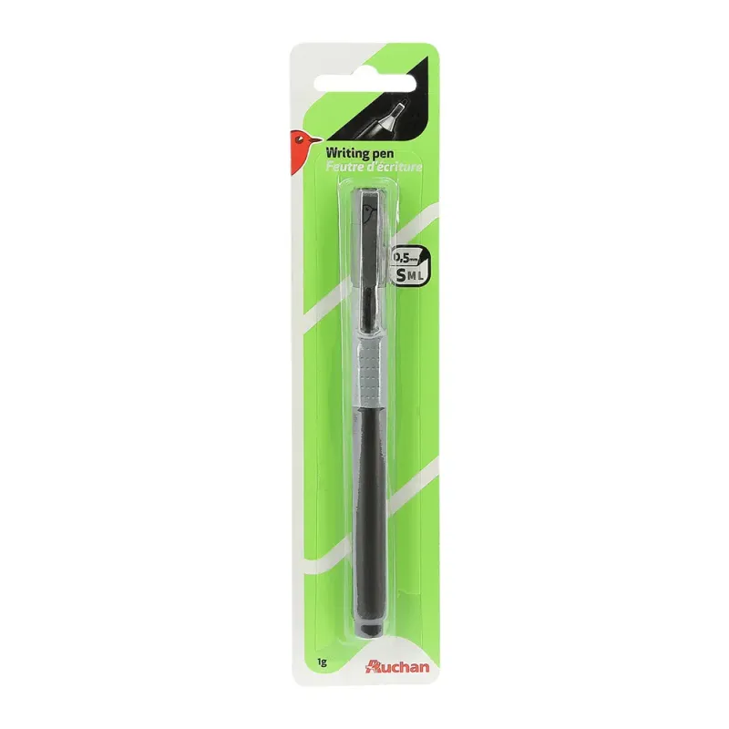 Fineliner Auchan, negru, 0.5 mm