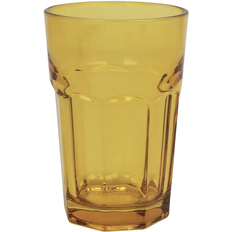 Pahar Actuel, sticla, 400 ml, galben