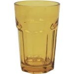 Pahar Actuel, sticla, 400 ml, galben