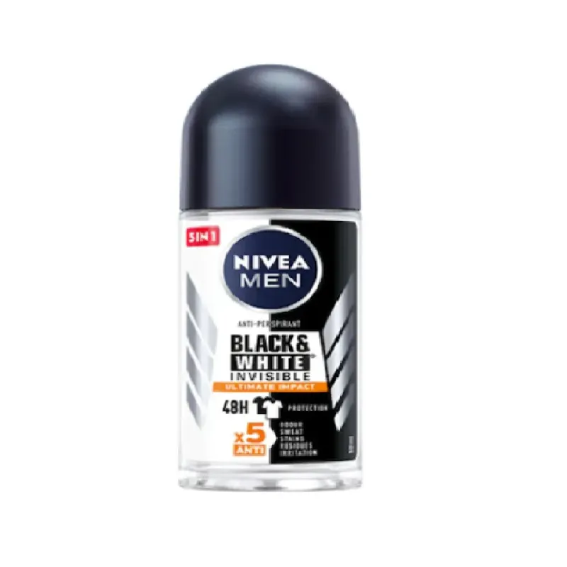 Deodorant roll-on masculin Nivea invisible Ultimate Impact, 50 ml