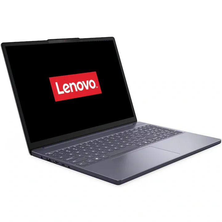 Lenovo IdeaPad Slim 3 15ARP10 cu procesor AMD Ryzen™ 5 7535HS pana la 4.55GHz, 15.3" WUXGA, IPS, 16GB DDR5 RAM, 512GB SSD, AMD Radeon™ 660M Graphics, No OS, Luna Grey, Aluminiu