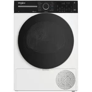 Uscator de rufe WHIRLPOOL WP C9 WBS EE, 6th Sense, Pompa de caldura, 9 kg, 15 programe, Clasa C, alb