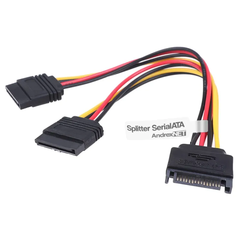 Spliter cablu alimentare SATA la 2 x SATA, 15 cm