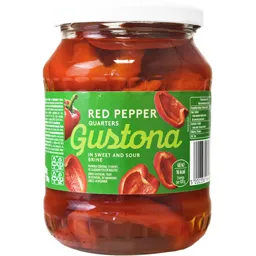 Gogosari sferturi in saramura 650g