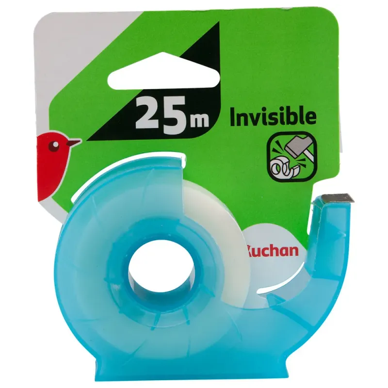 Banda adeziva Auchan cu dispozitiv invizibil, 25 m