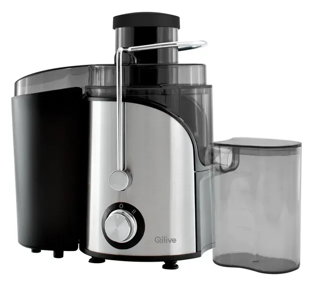 Storcator de fructe si legume Qilive Q.5206, 600W, 2 viteze, capacitate recipient suc de 500 ml, negru