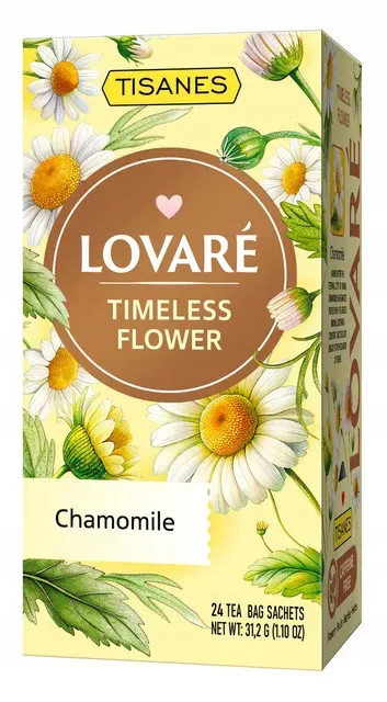 Ceai de musetel Lovare Timeless Flower, 24 pliculete
