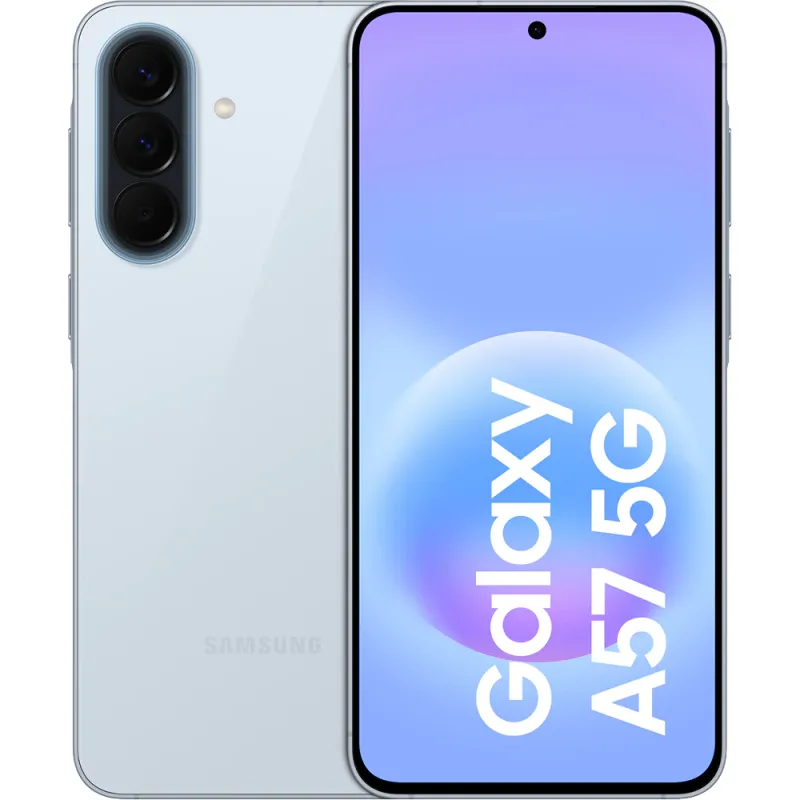 Telefon SAMSUNG Galaxy A57 5G, 256GB, 8GB RAM, Dual SIM, Awesome Icyblue