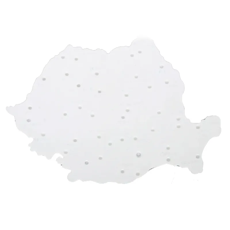Sablon Flaro din plastic, harta Romaniei