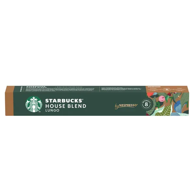 Capsule cafea Starbucks House Blend, compatibile Nespresso, 10 capsule
